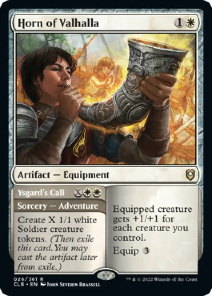 Horn of Valhalla // Ysgard’s Call [Commander Legends: Battle for Baldur’s Gate] - MTG Single