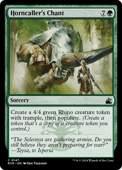 Horncaller’s Chant [Ravnica Remastered] - MTG Single