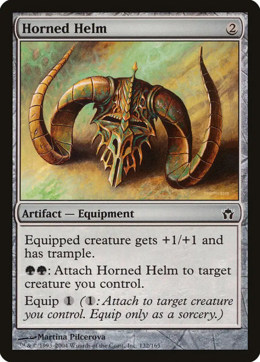 Horned Helm [Fifth Dawn] - MTG Single
