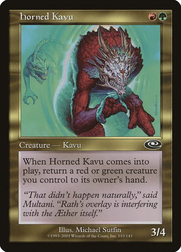 Horned Kavu [Planeshift] - MTG Single