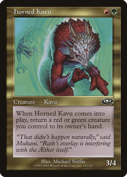 Horned Kavu [Planeshift] - MTG Single