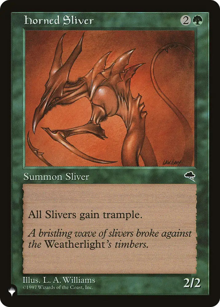 Horned Sliver [The List] - MTG Single