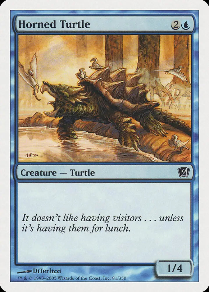 Horned Turtle [Ninth Edition] - MTG Single