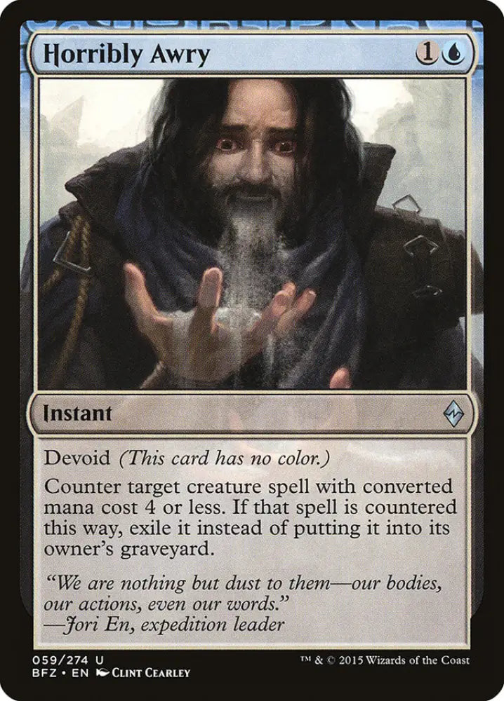 Horribly Awry [Battle for Zendikar] - MTG Single