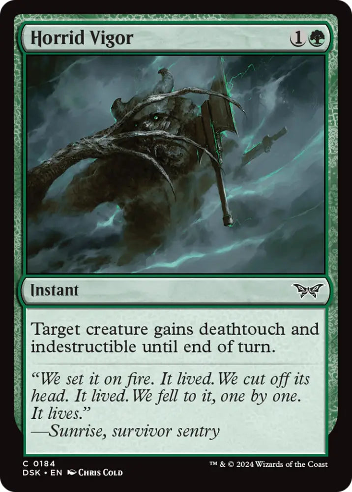 Horrid Vigor [Duskmourn: House of Horror] - MTG Single