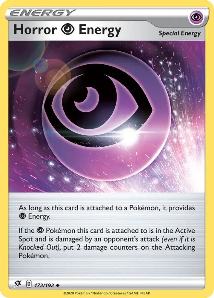 Horror Psychic Energy (172/192) [Sword & Shield: Rebel Clash] - Pokemon Single