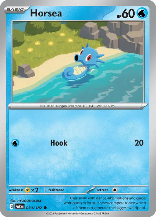 Horsea (030/182) [Scarlet & Violet: Paradox Rift] - Pokemon Single