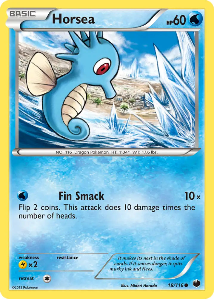 Horsea (18/116) [Black & White: Plasma Freeze] - Pokemon Single