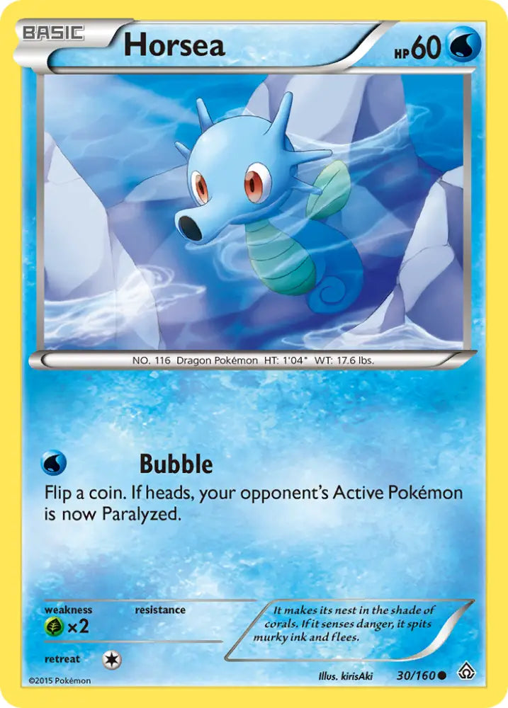 Horsea (30/160) [XY: Primal Clash] - Pokemon Single