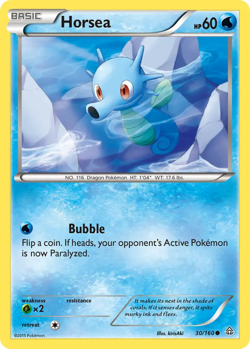 Horsea (30/160) [XY: Primal Clash] - Pokemon Single