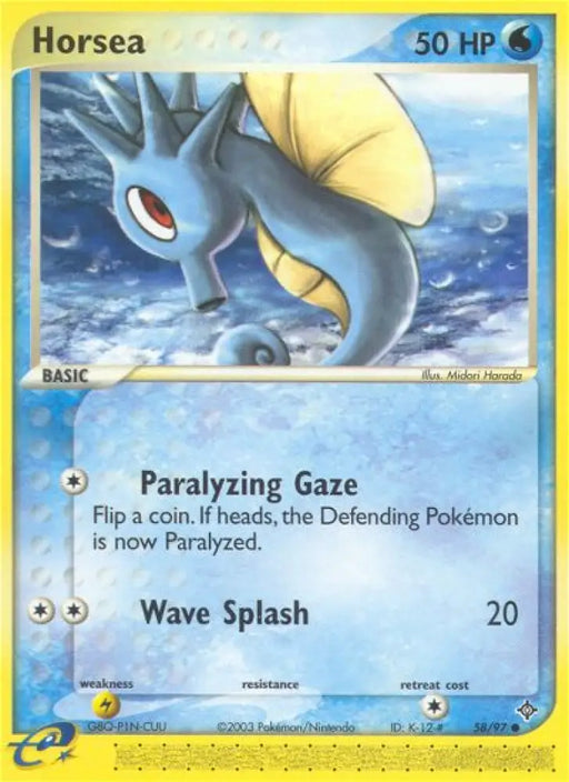 Horsea (58/97) [EX: Dragon] - Pokemon Single