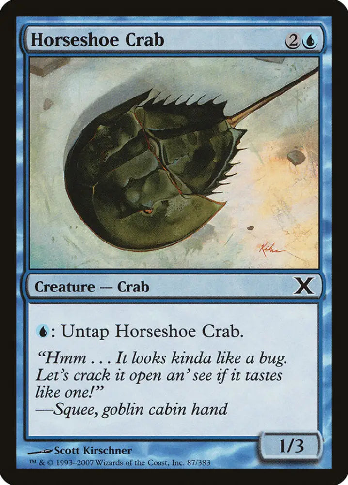 Horseshoe Crab [Tenth Edition] - MTG Single