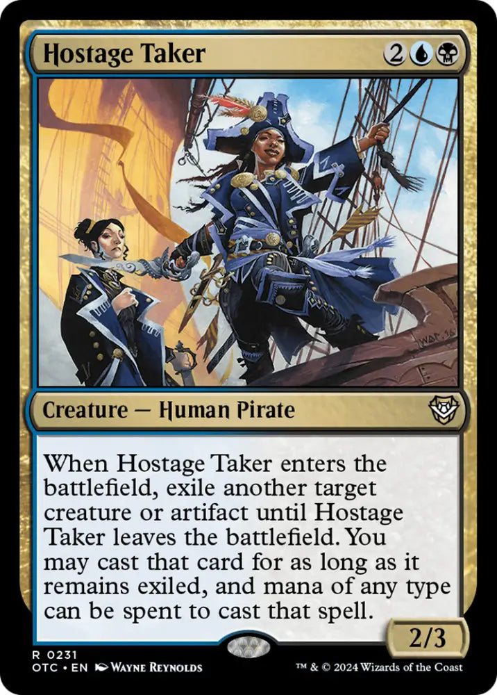 Hostage Taker [Outlaws of Thunder Junction Commander] - MTG Single