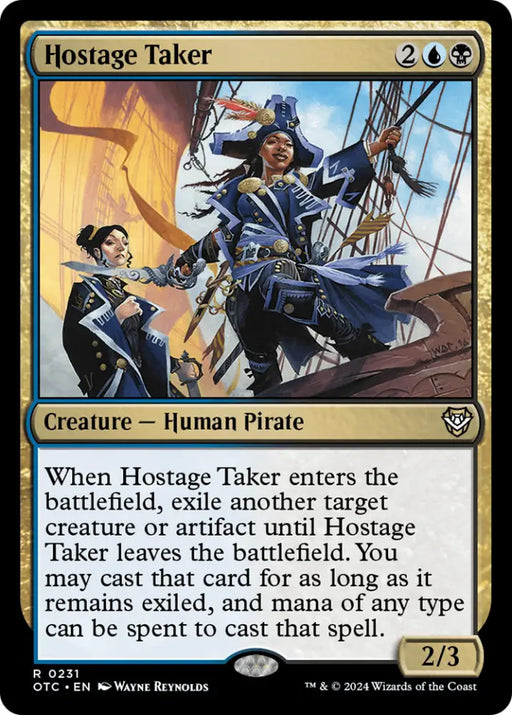 Hostage Taker [Outlaws of Thunder Junction Commander] - MTG Single