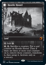 Hostile Hostel // Creeping Inn [Innistrad: Double Feature] - MTG Single