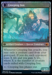 Hostile Hostel // Creeping Inn [Innistrad: Midnight Hunt Prerelease Promos] - MTG Single