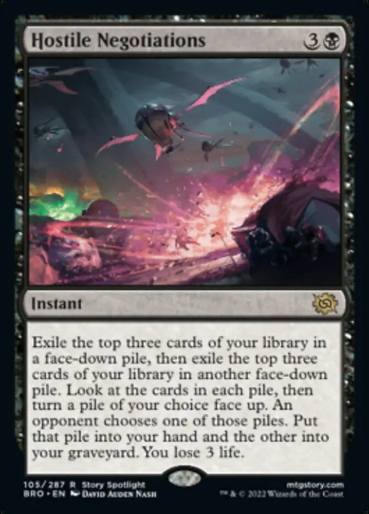 Hostile Negotiations [The Brothers’ War] - MTG Single