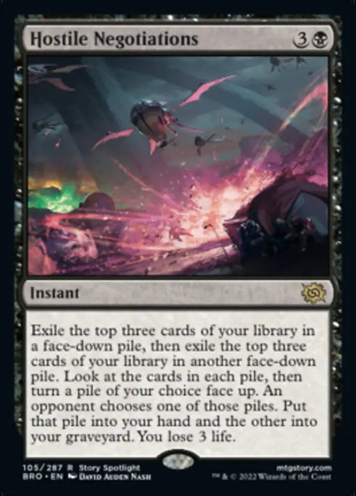 Hostile Negotiations [The Brothers’ War] - MTG Single