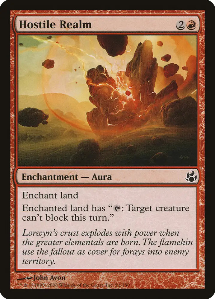 Hostile Realm [Morningtide] - MTG Single