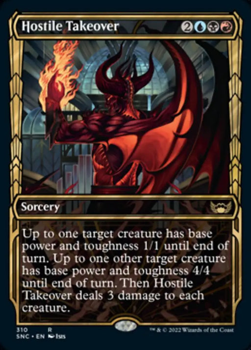 Hostile Takeover (Showcase Golden Age) [Streets of New Capenna] - MTG Single