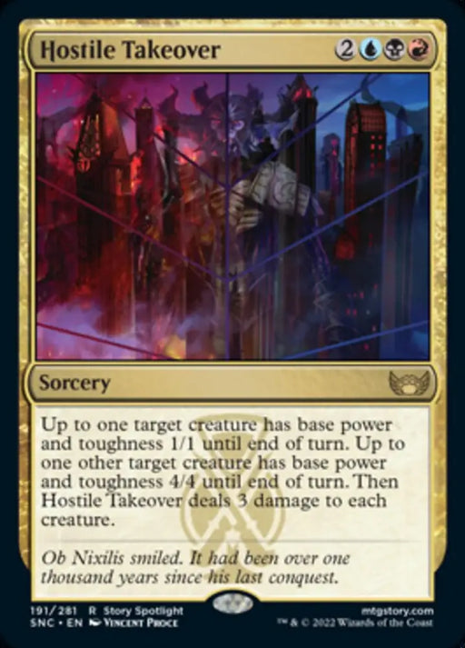 Hostile Takeover [Streets of New Capenna] - MTG Single
