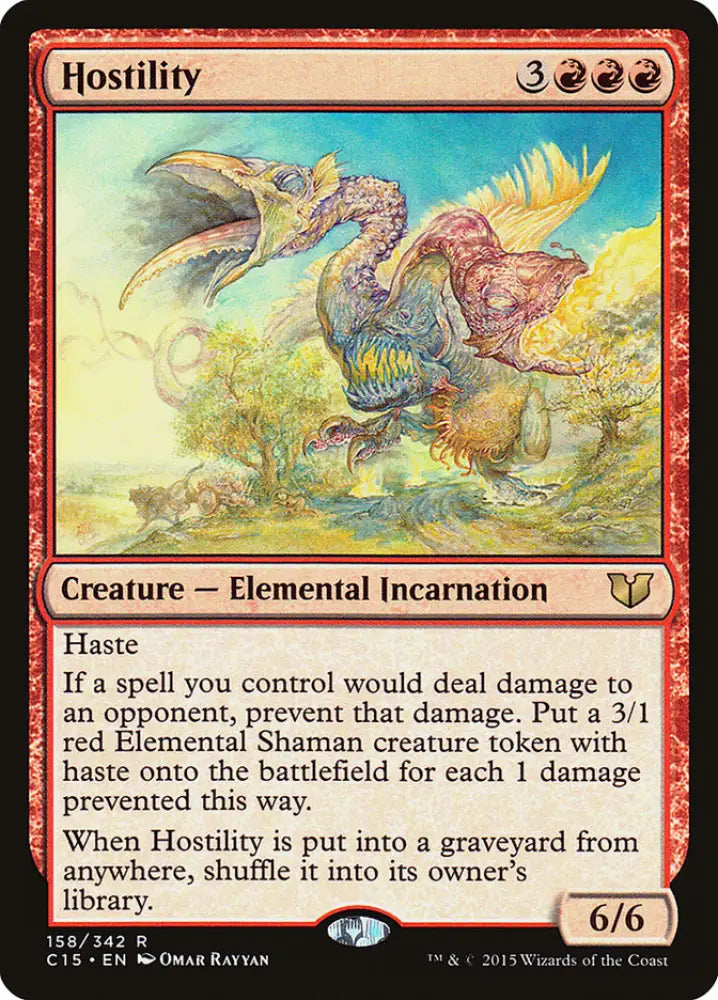 Hostility [Commander 2015] - MTG Single