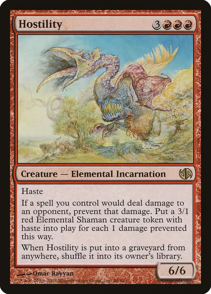 Hostility [Duel Decks: Jace vs. Chandra] - MTG Single