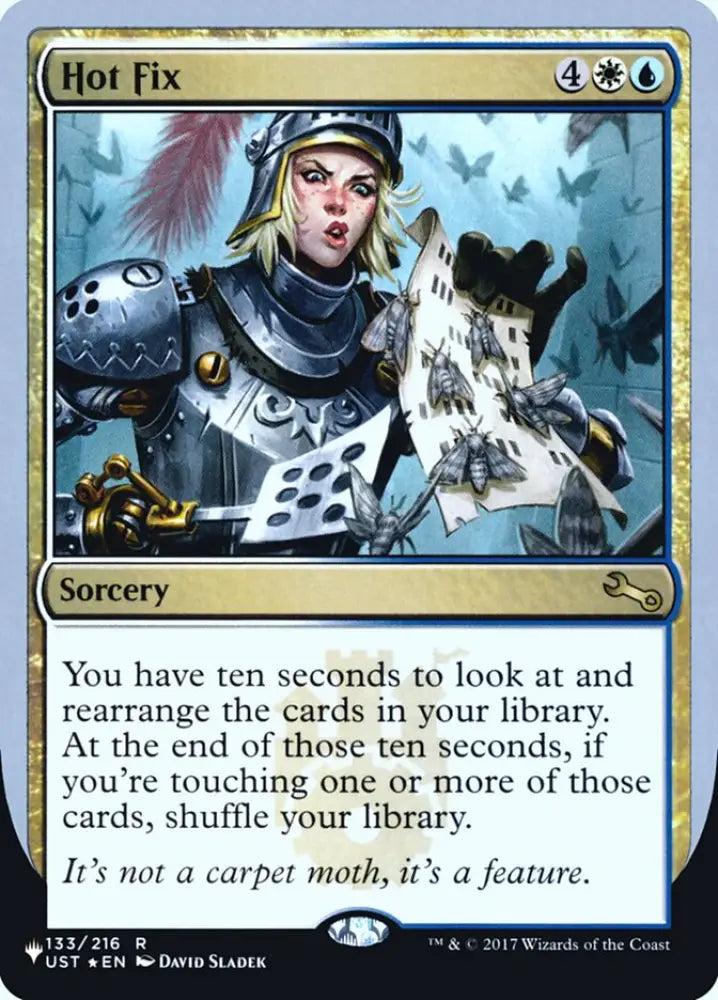 Hot Fix (Unfinity Foil Edition) [The List] - MTG Single