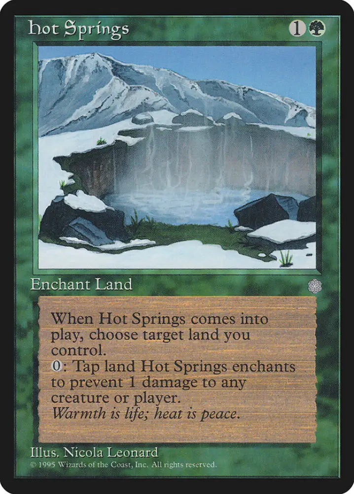 Hot Springs [Ice Age] - MTG Single