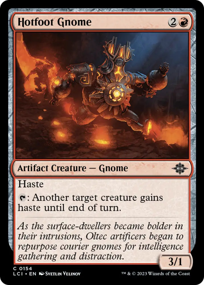 Hotfoot Gnome [The Lost Caverns of Ixalan] - MTG Single