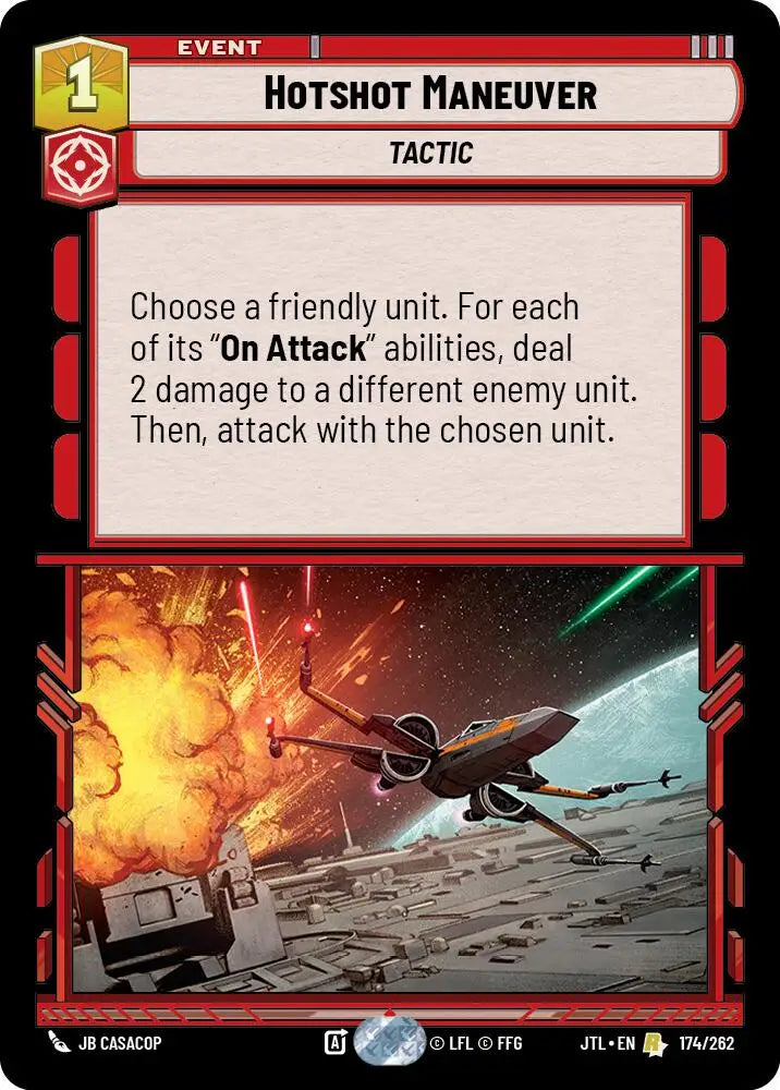 Hotshot Maneuver (174/262) [Jump to Lightspeed] - Star Wars: Unlimited Single