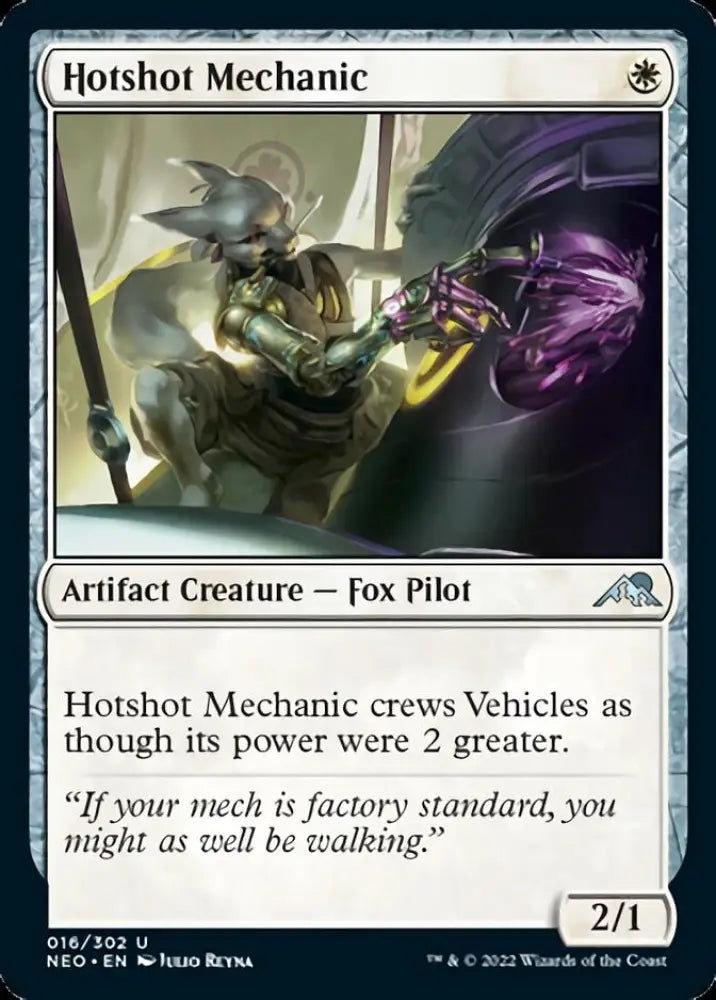 Hotshot Mechanic [Kamigawa: Neon Dynasty] - MTG Single