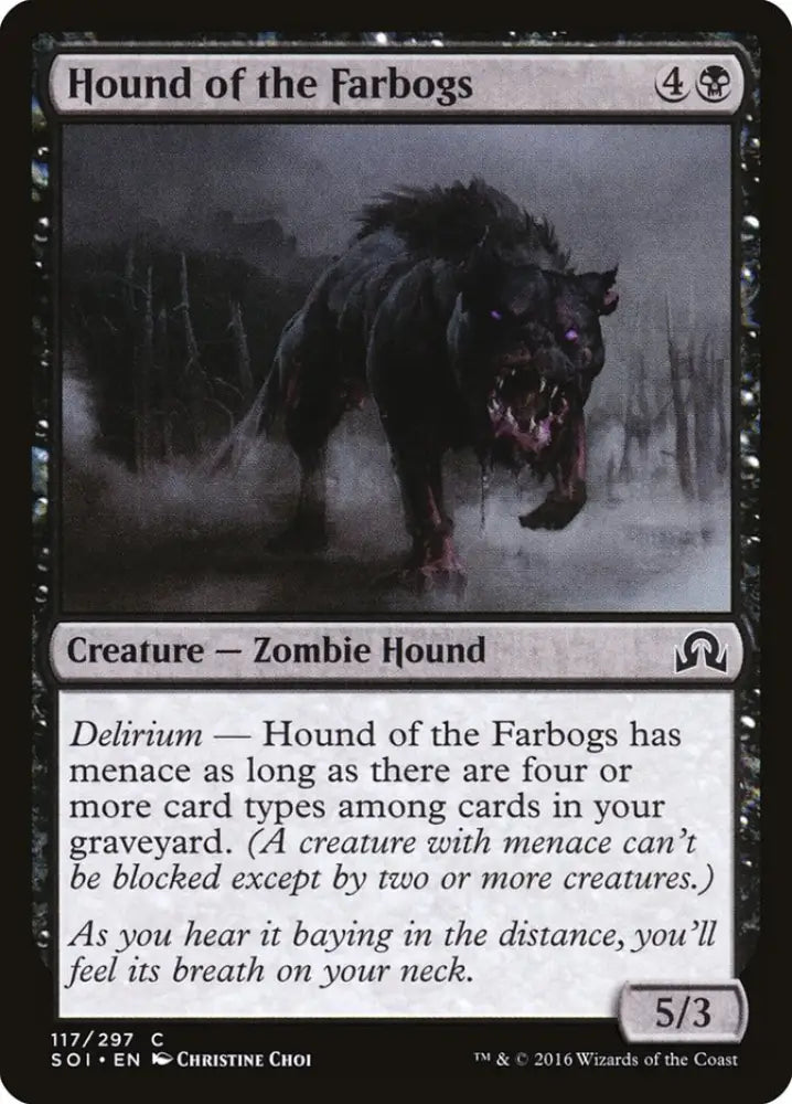 Hound of the Farbogs [Shadows over Innistrad] - MTG Single