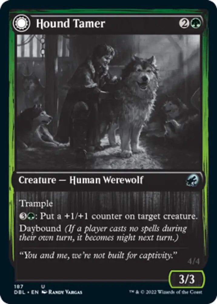 Hound Tamer // Untamed Pup [Innistrad: Double Feature] - MTG Single