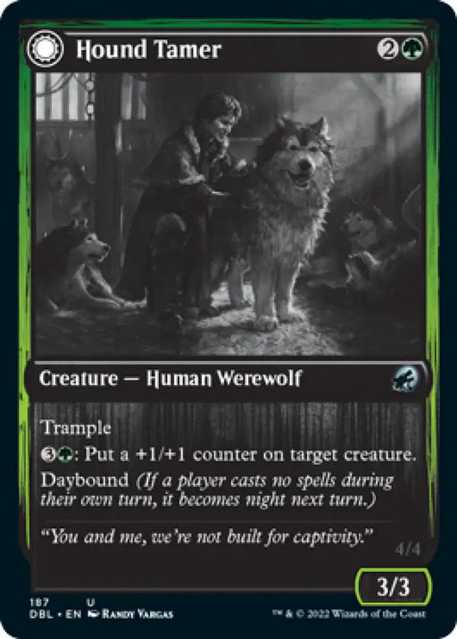 Hound Tamer // Untamed Pup [Innistrad: Double Feature] - MTG Single