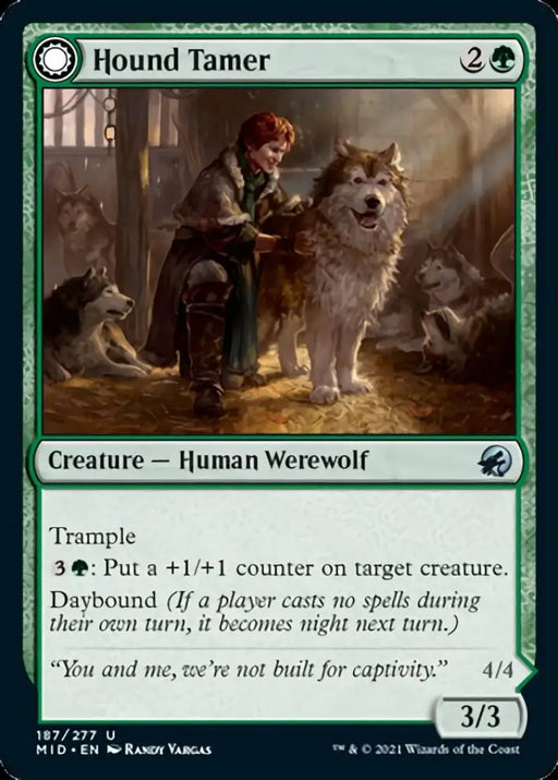 Hound Tamer // Untamed Pup [Innistrad: Midnight Hunt] - MTG Single
