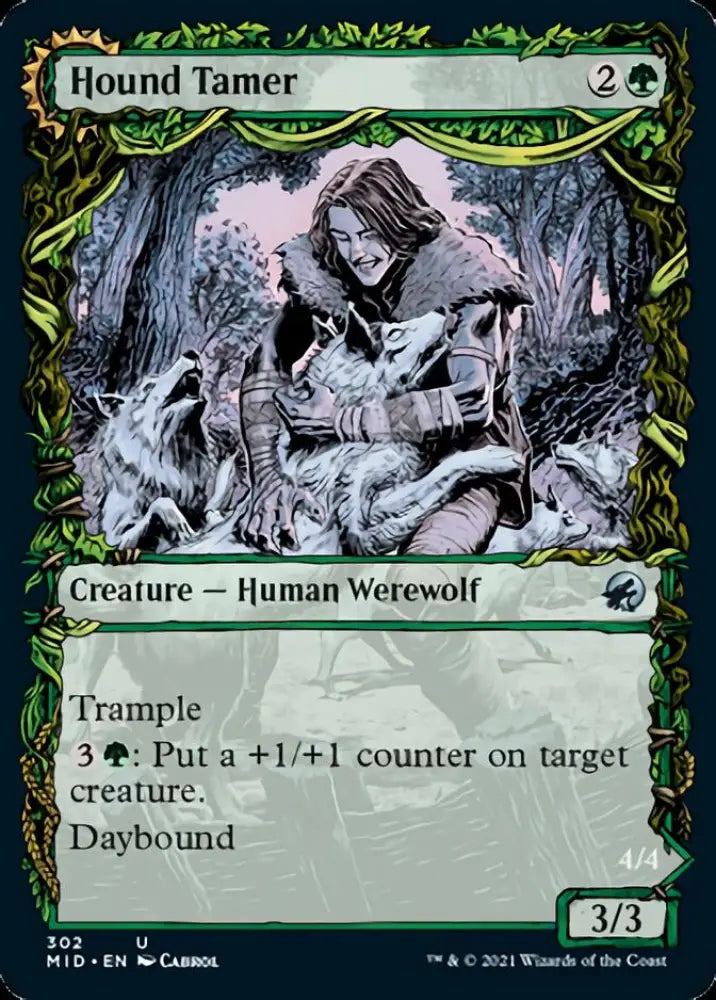 Hound Tamer // Untamed Pup (Showcase Equinox) [Innistrad: Midnight Hunt] - MTG Single