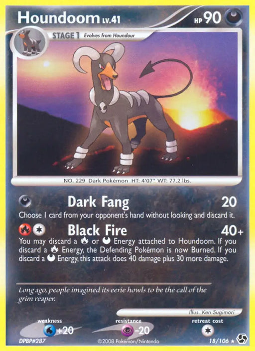 Houndoom (18/106) [Diamond & Pearl: Great Encounters] - Pokemon Single