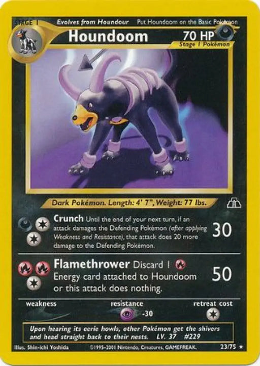 Houndoom (23/75) [Neo Discovery Unlimited] - Pokemon Single