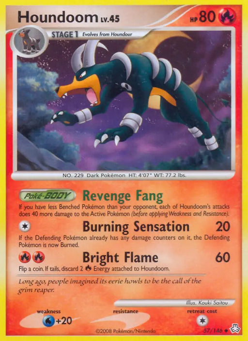 Houndoom (57/146) [Diamond & Pearl: Legends Awakened] - Pokemon Single