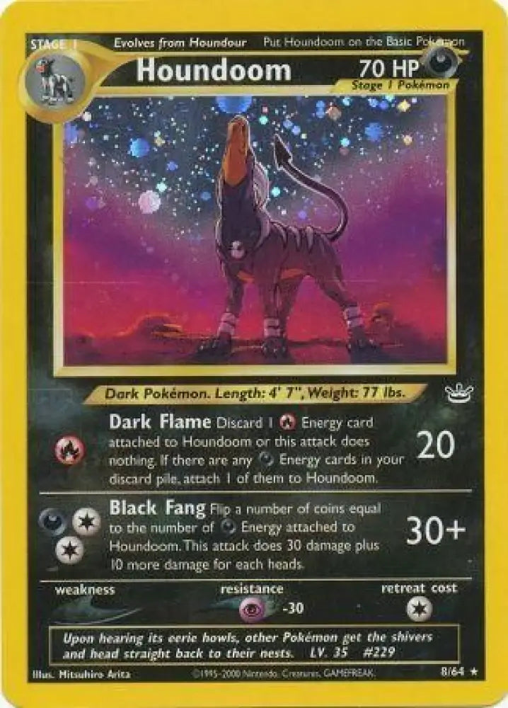 Houndoom (8/64) [Neo Revelation Unlimited] - Pokemon Single
