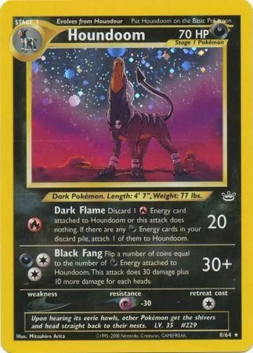 Houndoom (8/64) [Neo Revelation Unlimited] - Pokemon Single