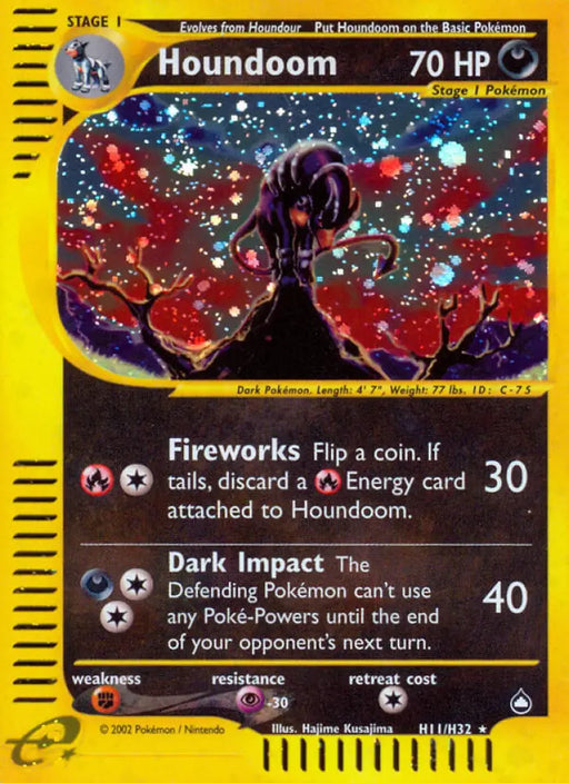 Houndoom (H11/H32) [Aquapolis] - Pokemon Single