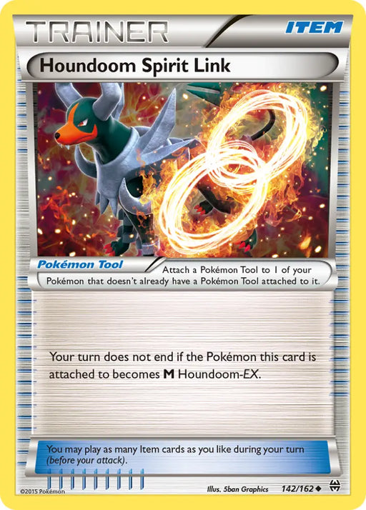 Houndoom Spirit Link (142/162) [XY: BREAKthrough] - Pokemon Single