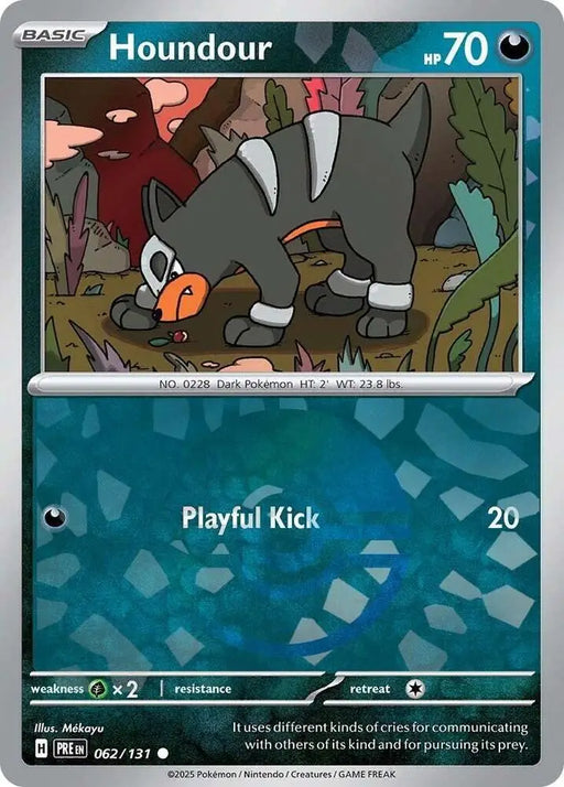 Houndour (062/131) (Poke Ball Pattern) [Scarlet & Violet: Prismatic Evolutions] - Pokemon Single