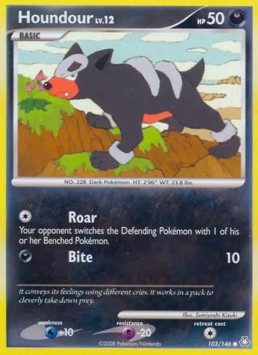 Houndour (103/146) [Diamond & Pearl: Legends Awakened] - Pokemon Single