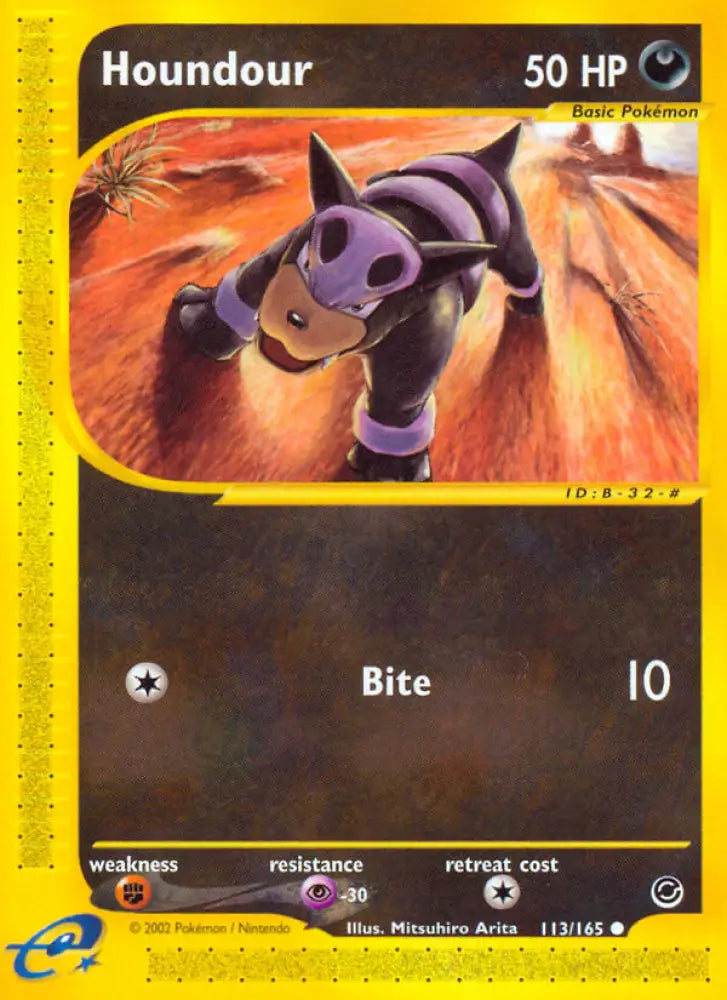 Houndour (113/165) [Expedition: Base Set] - Pokemon Single