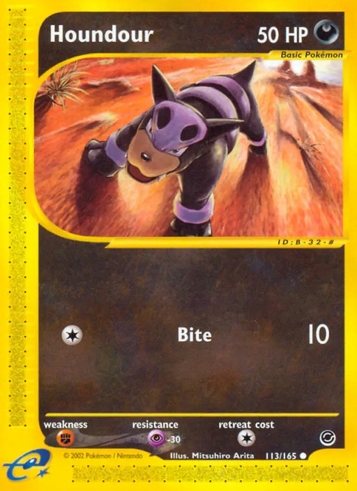 Houndour (113/165) [Expedition: Base Set] - Pokemon Single