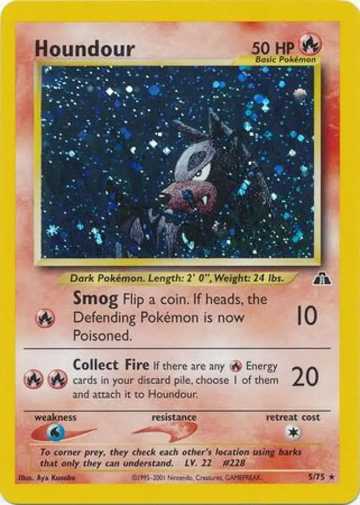 Houndour (5/75) [Neo Discovery Unlimited] - Pokemon Single