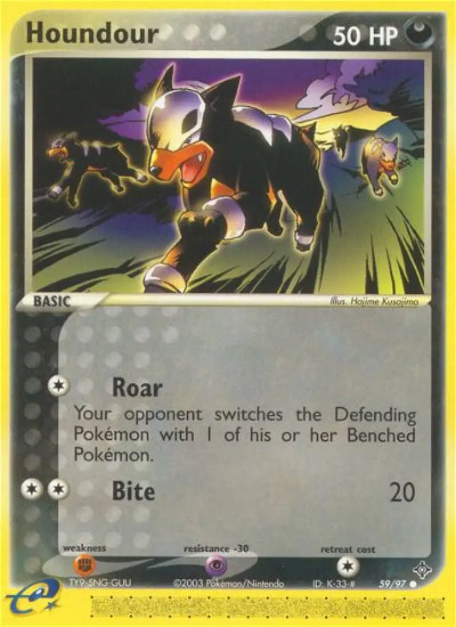 Houndour (59/97) [EX: Dragon] - Pokemon Single